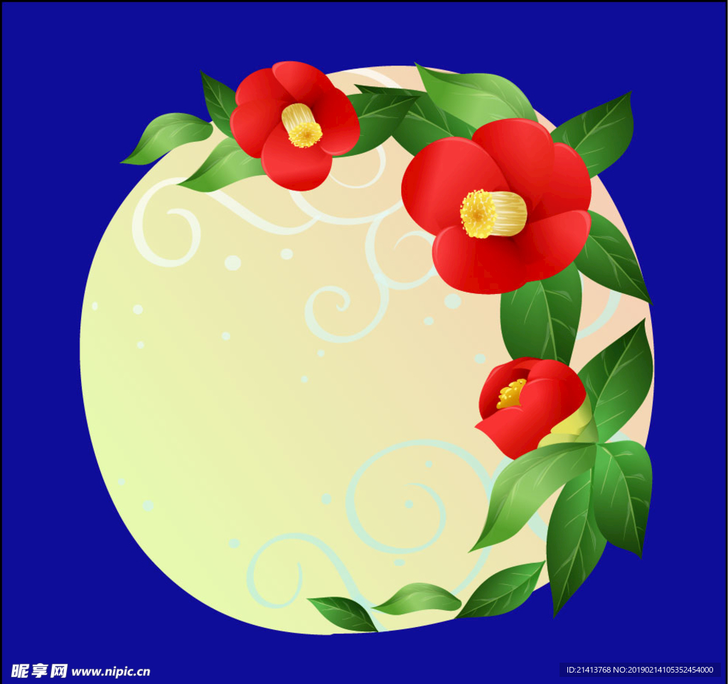 手绘花卉素材