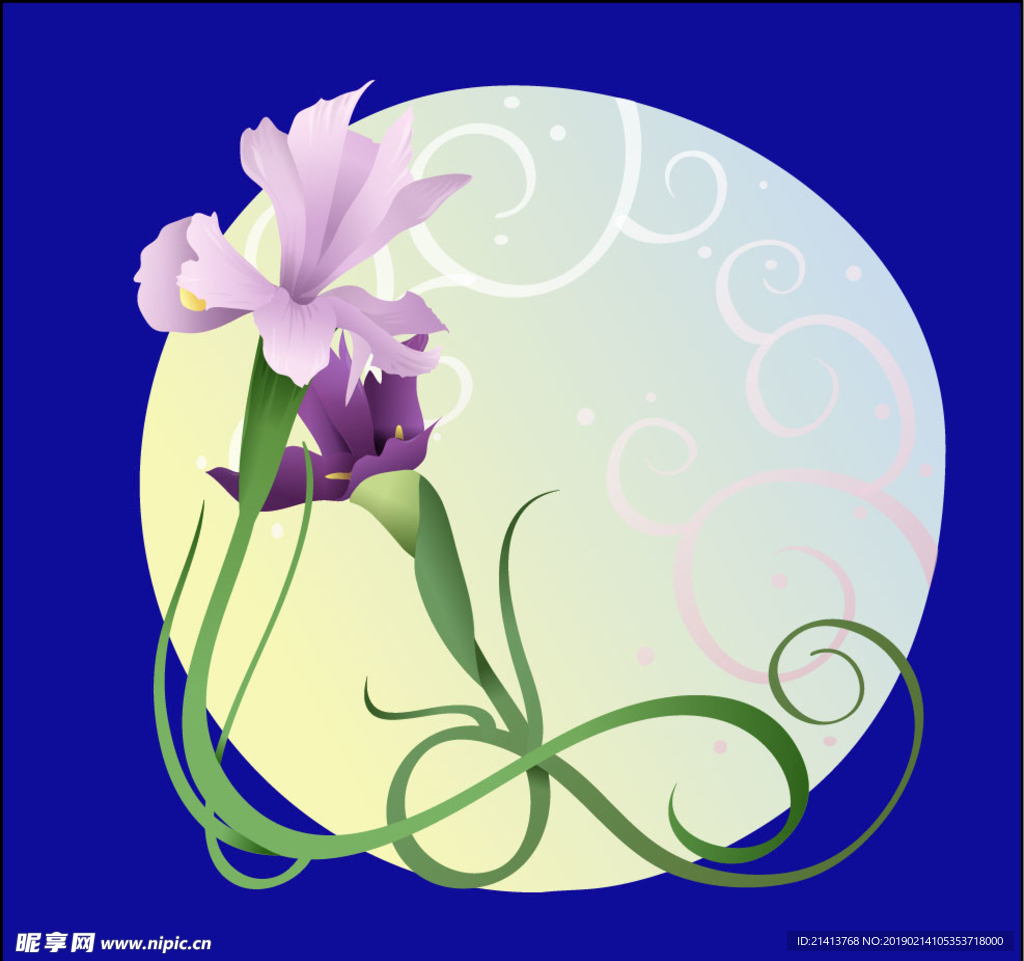 手绘花卉素材