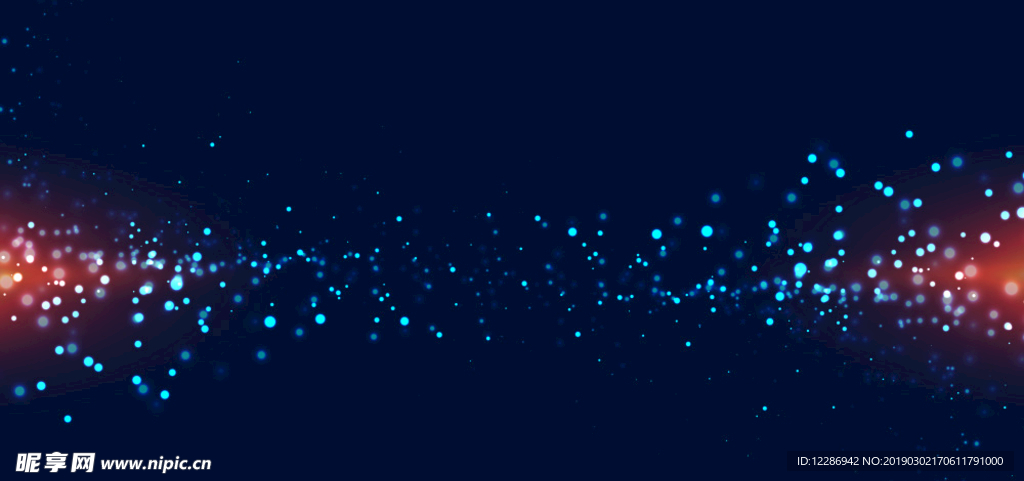 创意科技光效光斑海报背景素材