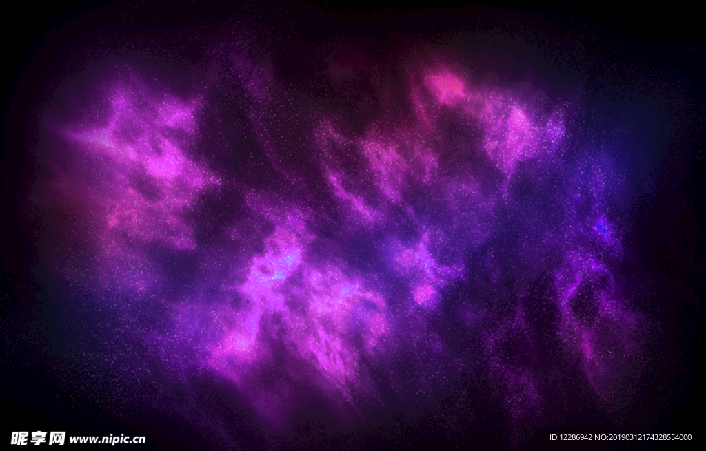 星云光效质感抽象科技海报背景