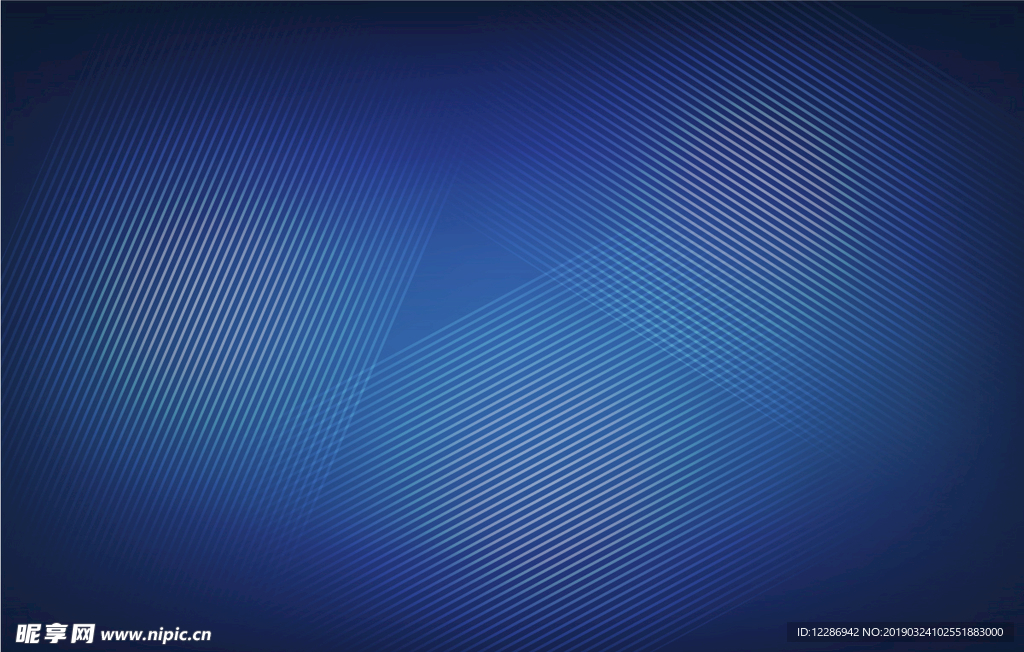 蓝色科技光效线条海报背景素材