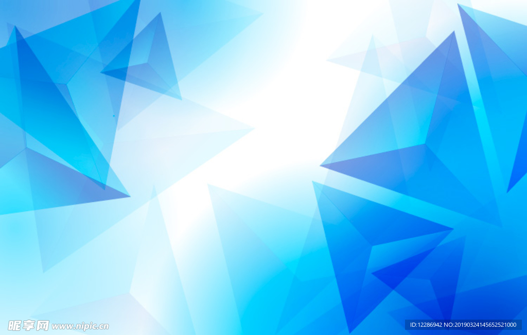 蓝色科技光效线条海报背景素材