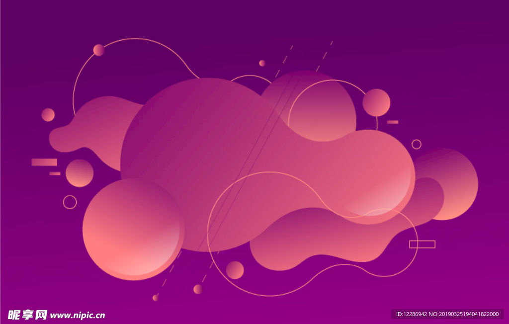 流体抽象图形广告海报背景素材