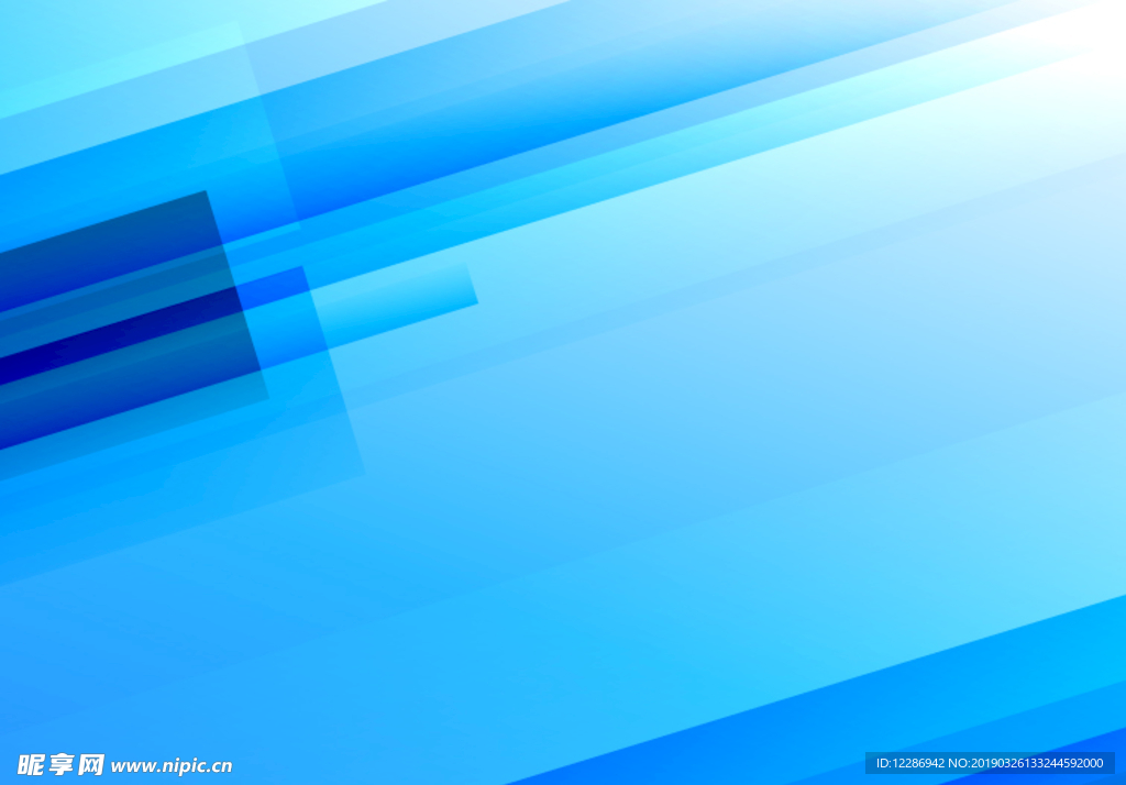 蓝色科技光效线条海报背景素材