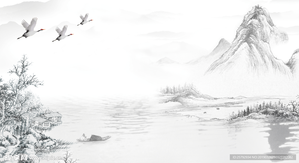 清明节中国风背景