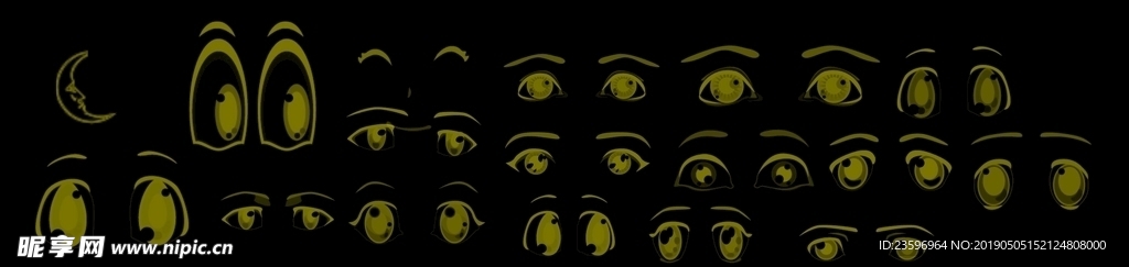 动物眼睛笔刷集锦