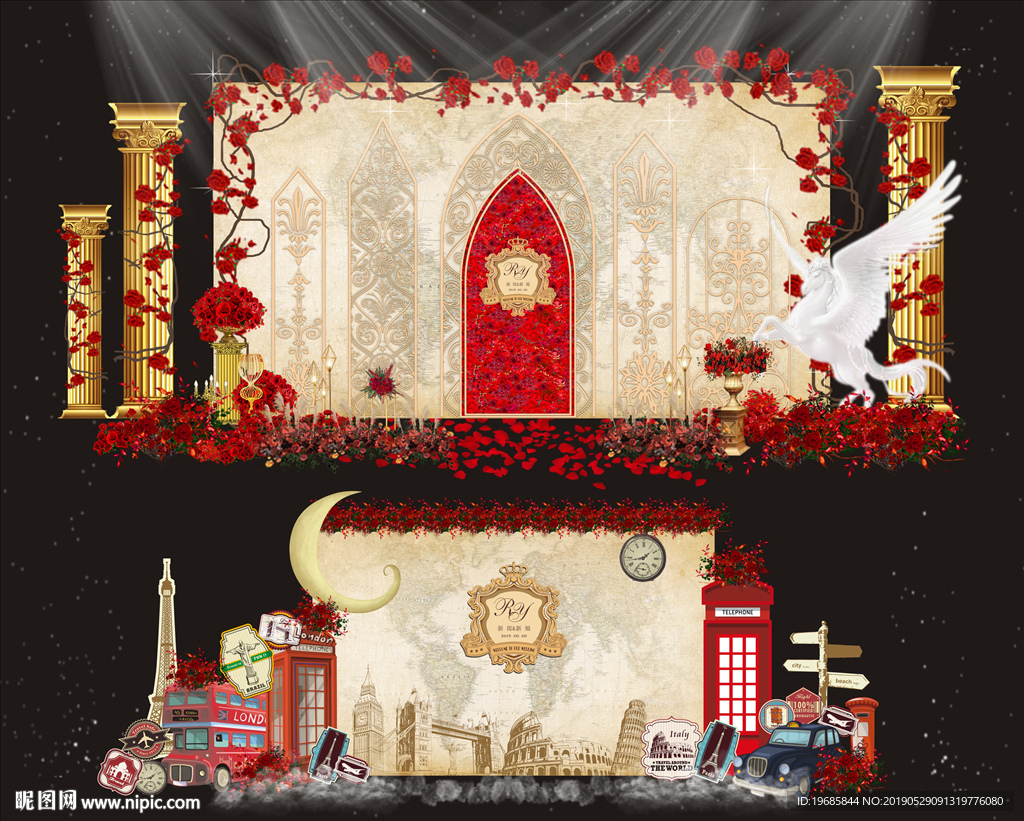 欧式婚礼简约婚礼