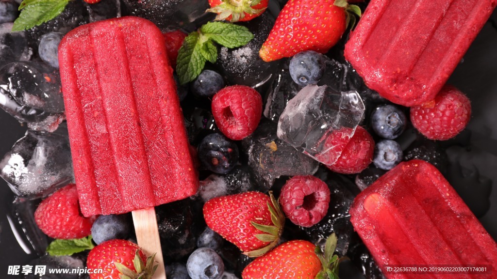 冰激凌草莓图片素材雪糕图片素材