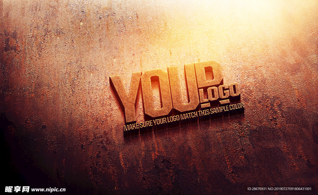 LOGO样机-铁质立体