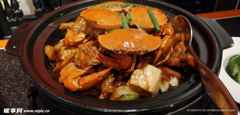 蟹肉煲