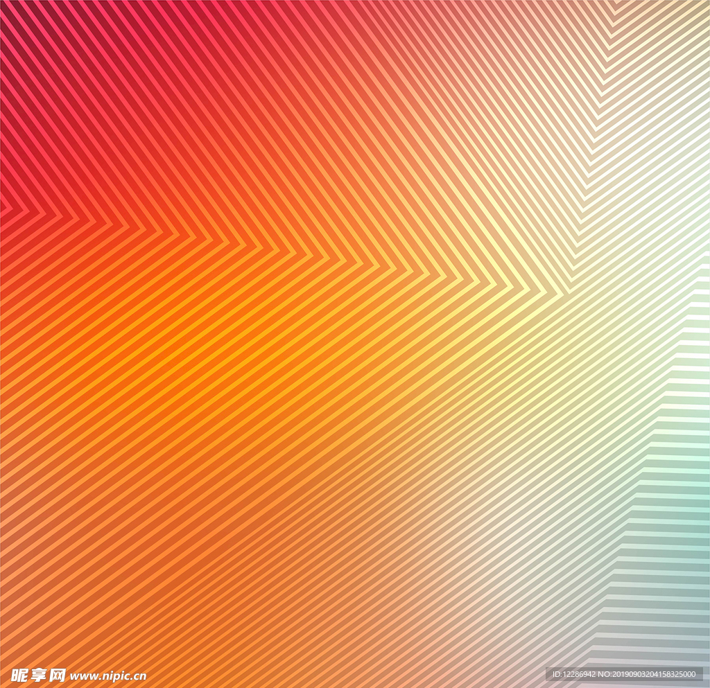 线条五彩光芒抽象背景