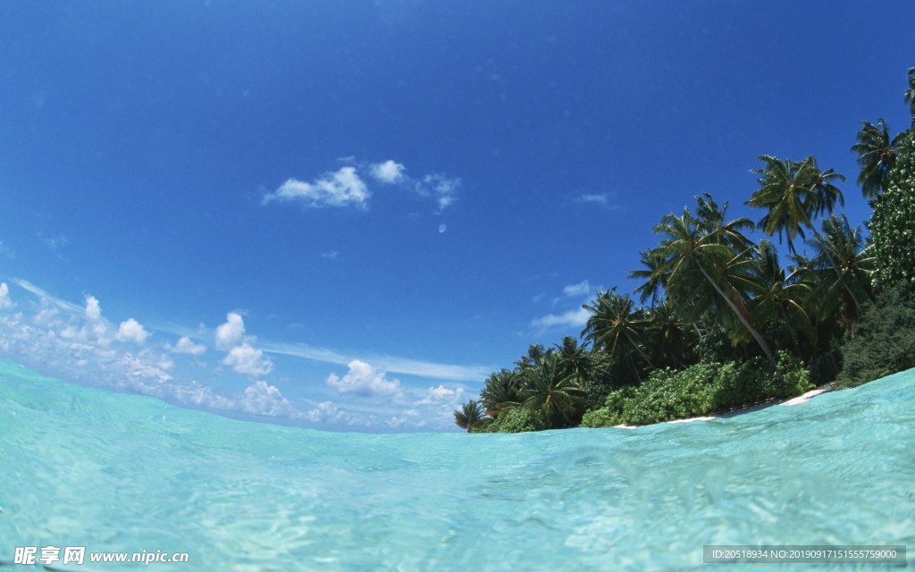 唯美大海壁纸  桌面壁纸 摄影