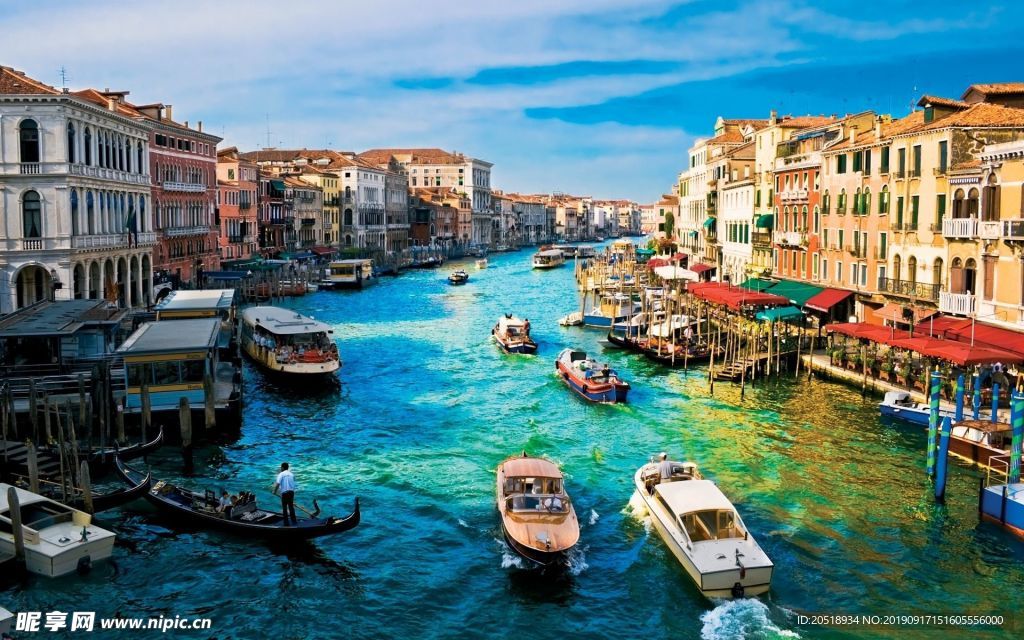 威尼斯 风光 壁纸 图片  水