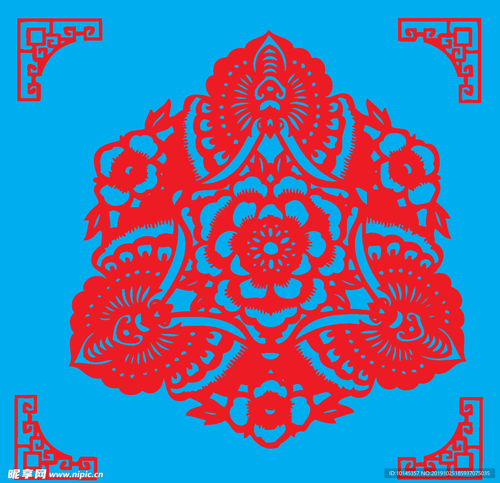 蝶恋花剪纸