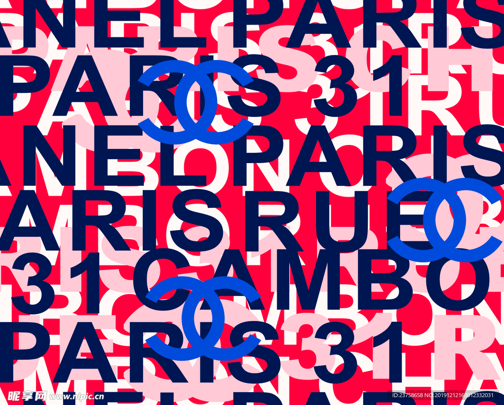 矢量  花型  字母  大牌