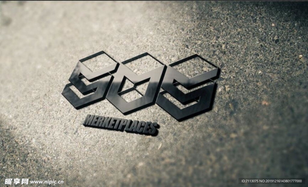 名片样机 金属贴图 VI 高端