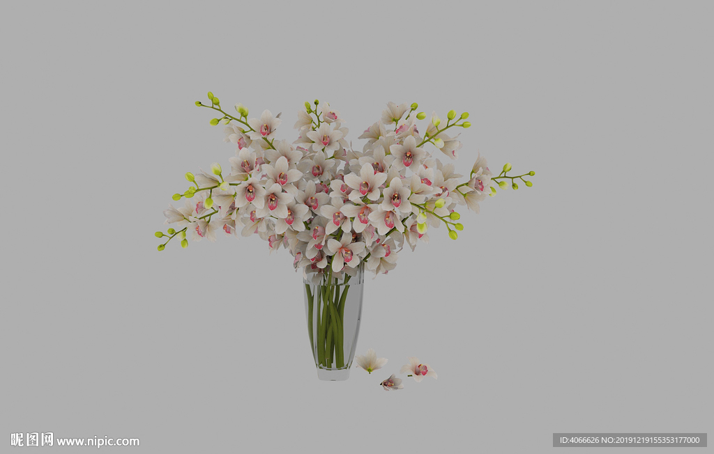 桌花3d模型