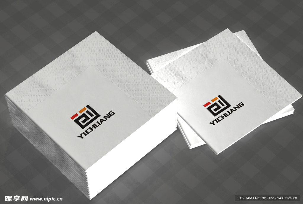 餐巾纸效果图样机