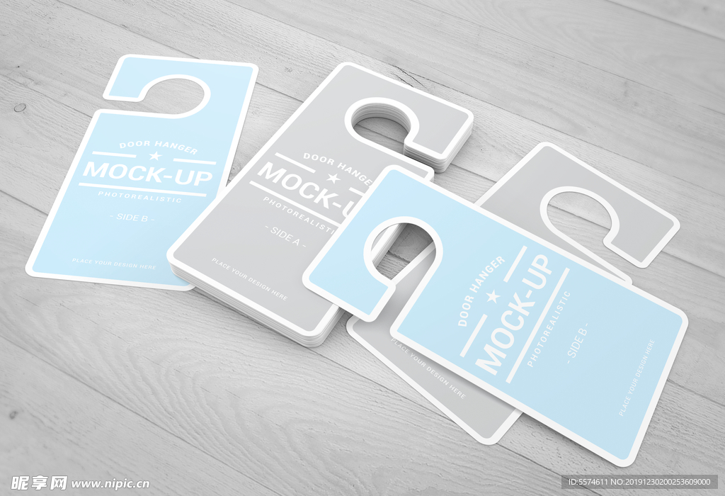 拉手吊牌效果图样机