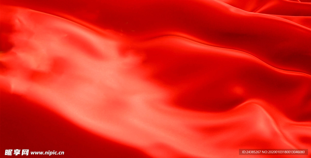 红色丝绸背景
