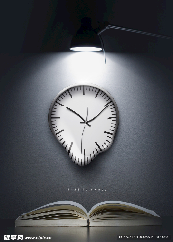 创意时间成合背景