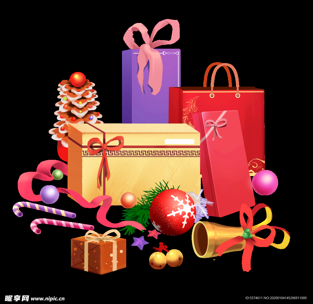 卡通礼品元素