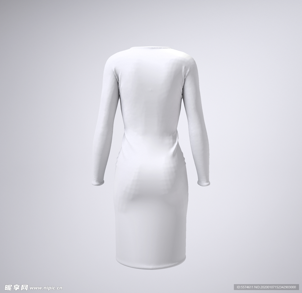 连衣裙样机