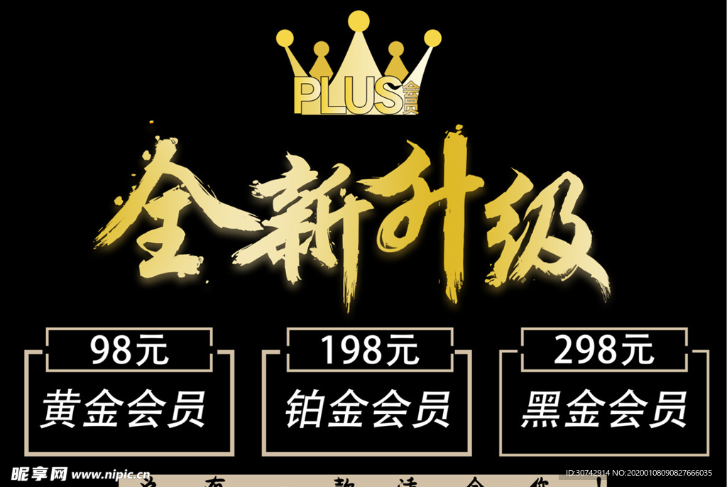 plus会员吊旗图片