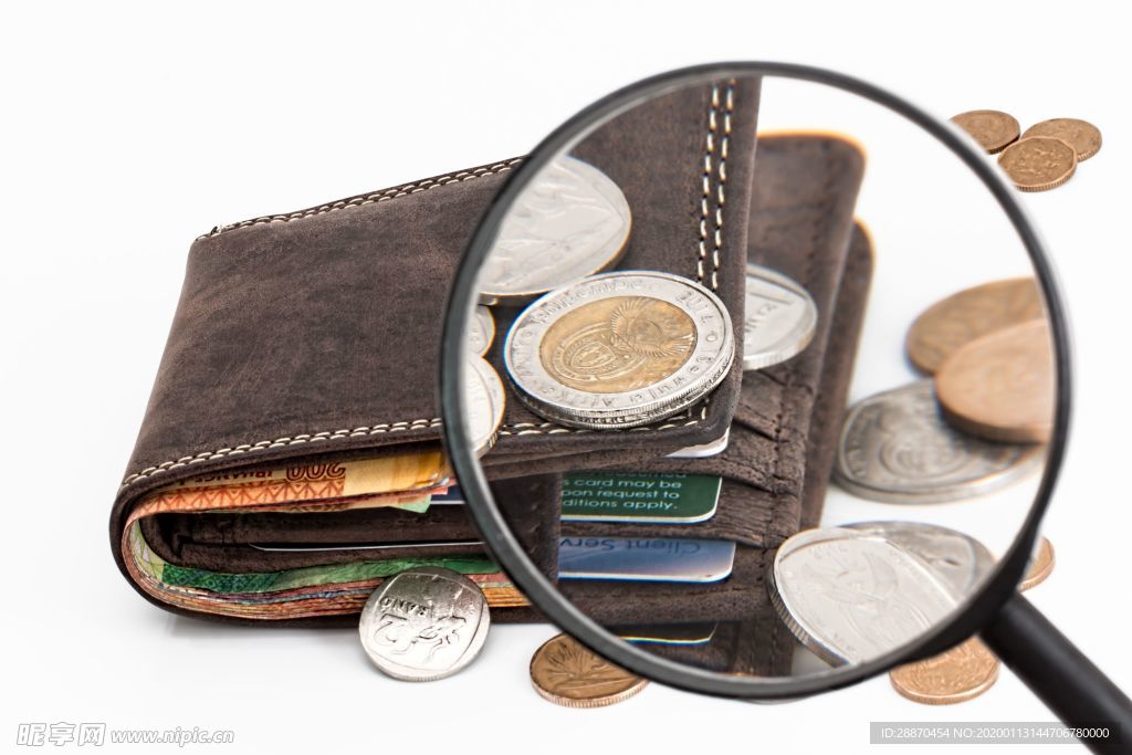 钱包信用卡现金金融商业