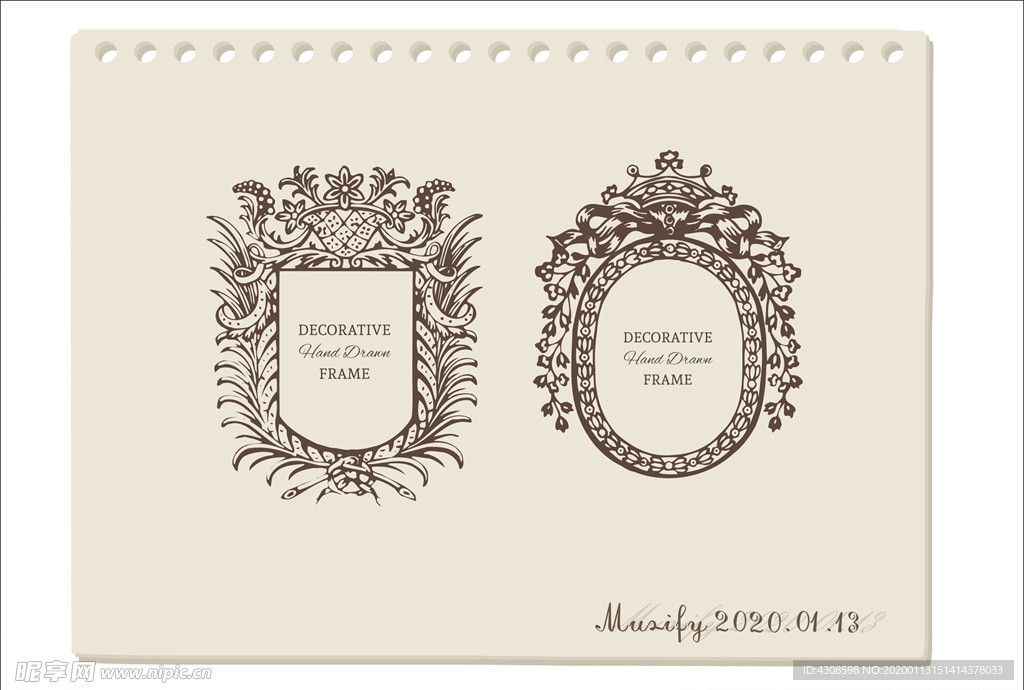 2款欧式复古相框