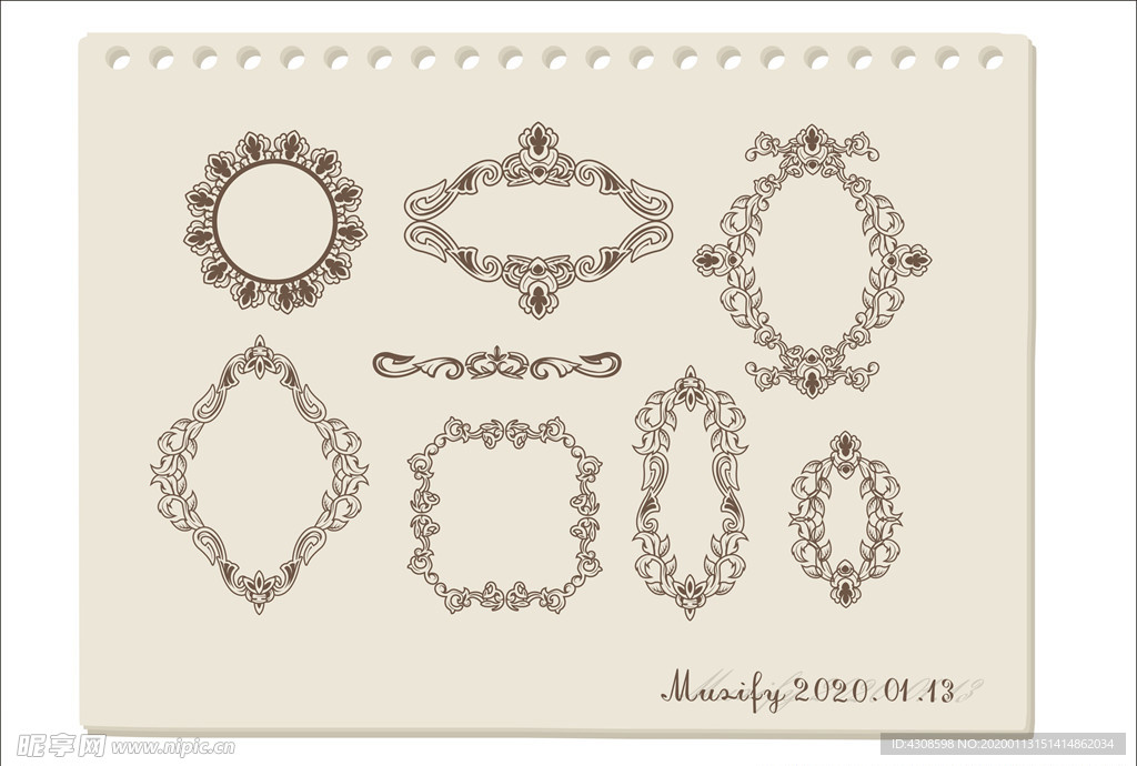 8款欧式边框设计