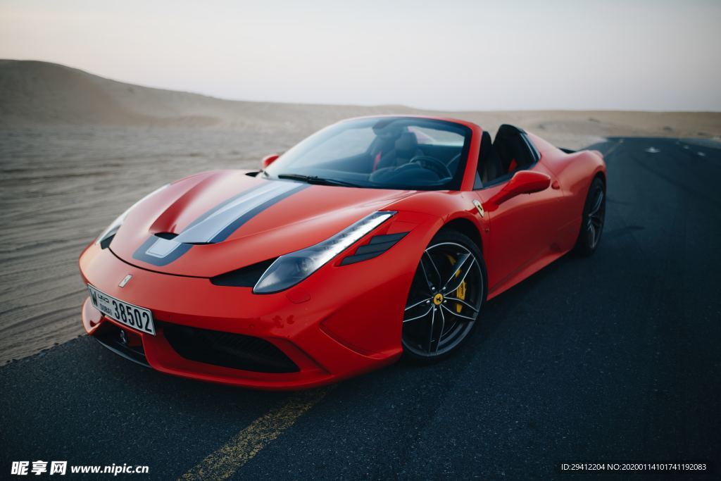 跑车背景风景图片