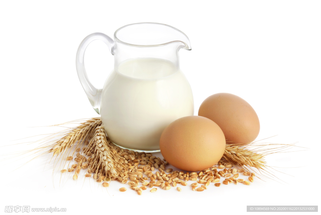 鸡蛋和牛奶