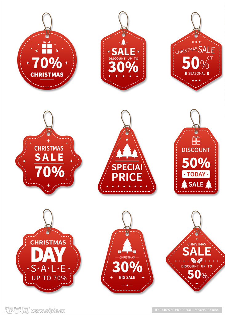 促销标签 爆款热卖 特惠清仓