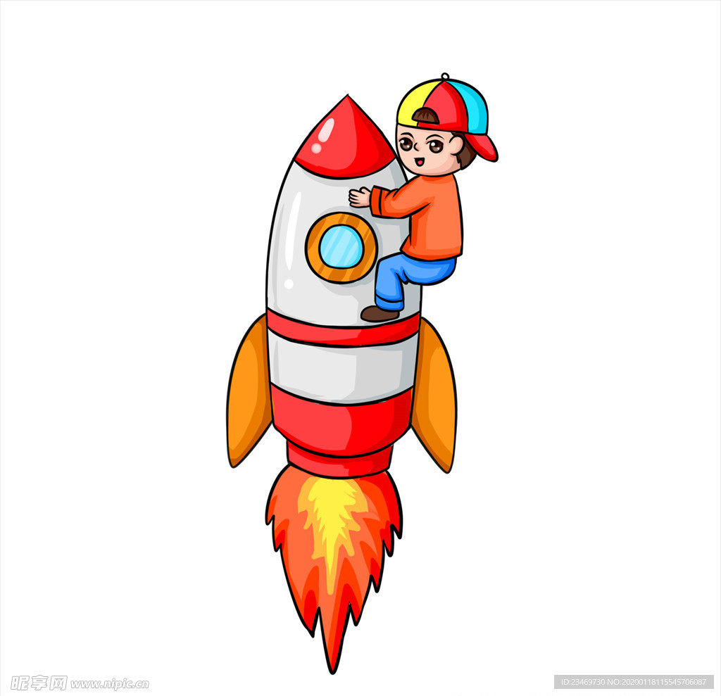 手绘火箭素材 火箭 火箭素材