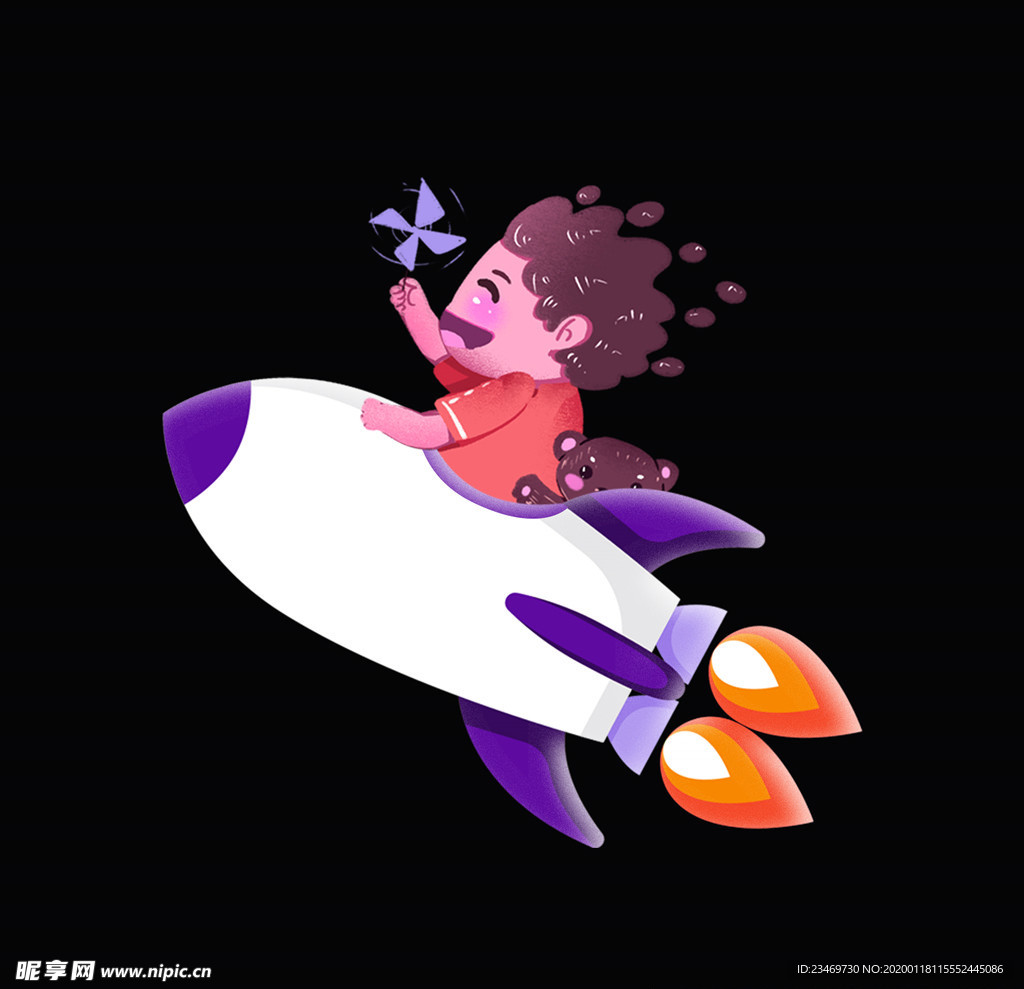 手绘火箭素材 火箭 火箭素材