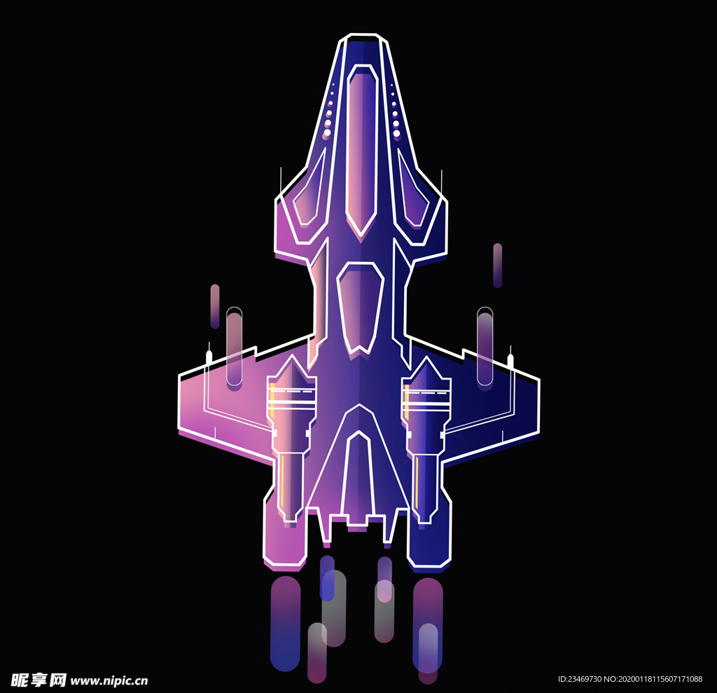 手绘火箭素材 火箭 火箭素材