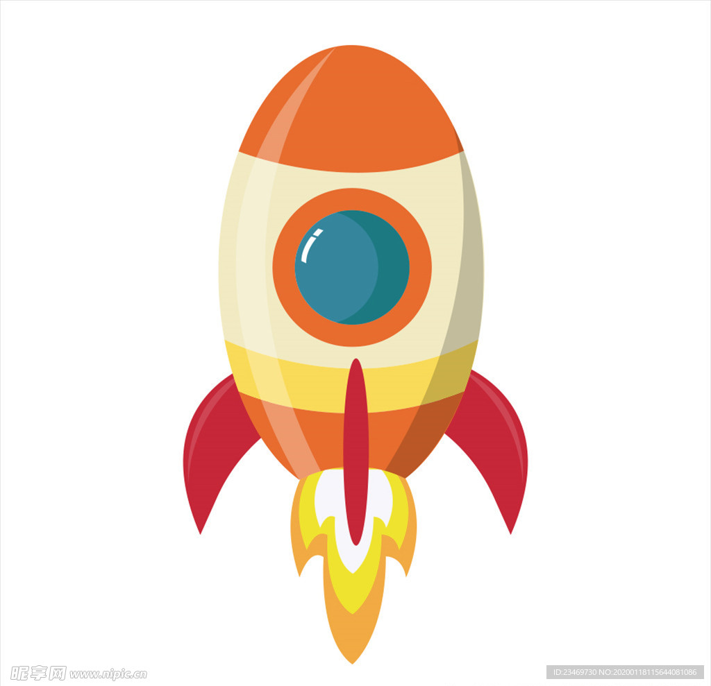 手绘火箭素材 火箭 火箭素材