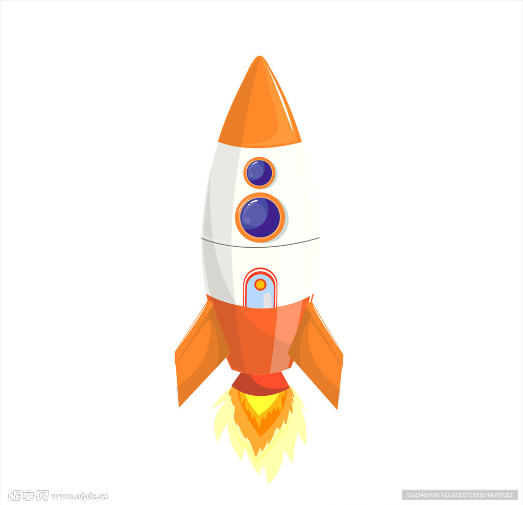 手绘火箭素材 火箭 火箭素材