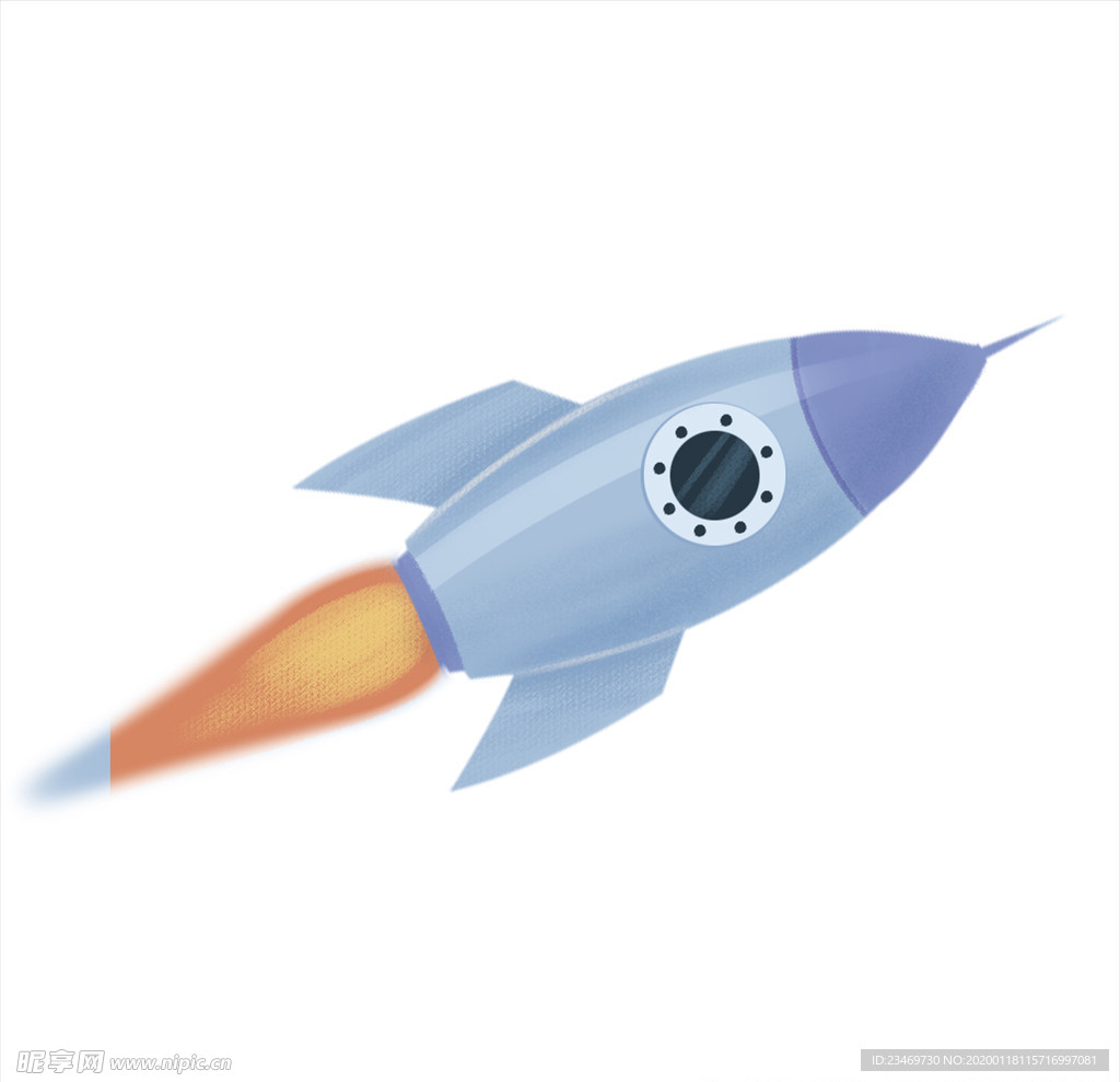 手绘火箭素材 火箭 火箭素材