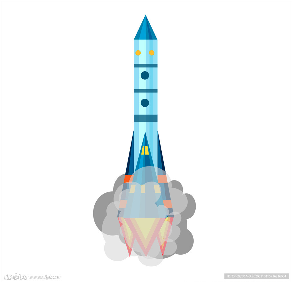 手绘火箭素材 火箭 火箭素材