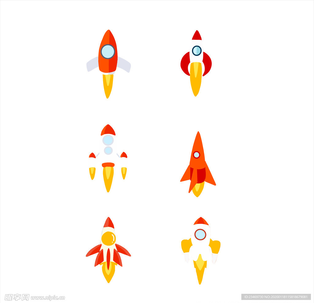 手绘火箭素材 火箭 火箭素材