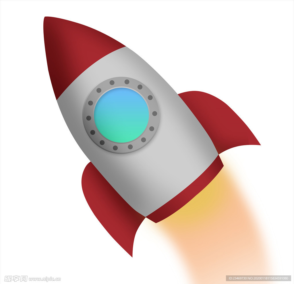 手绘火箭素材 火箭 火箭素材