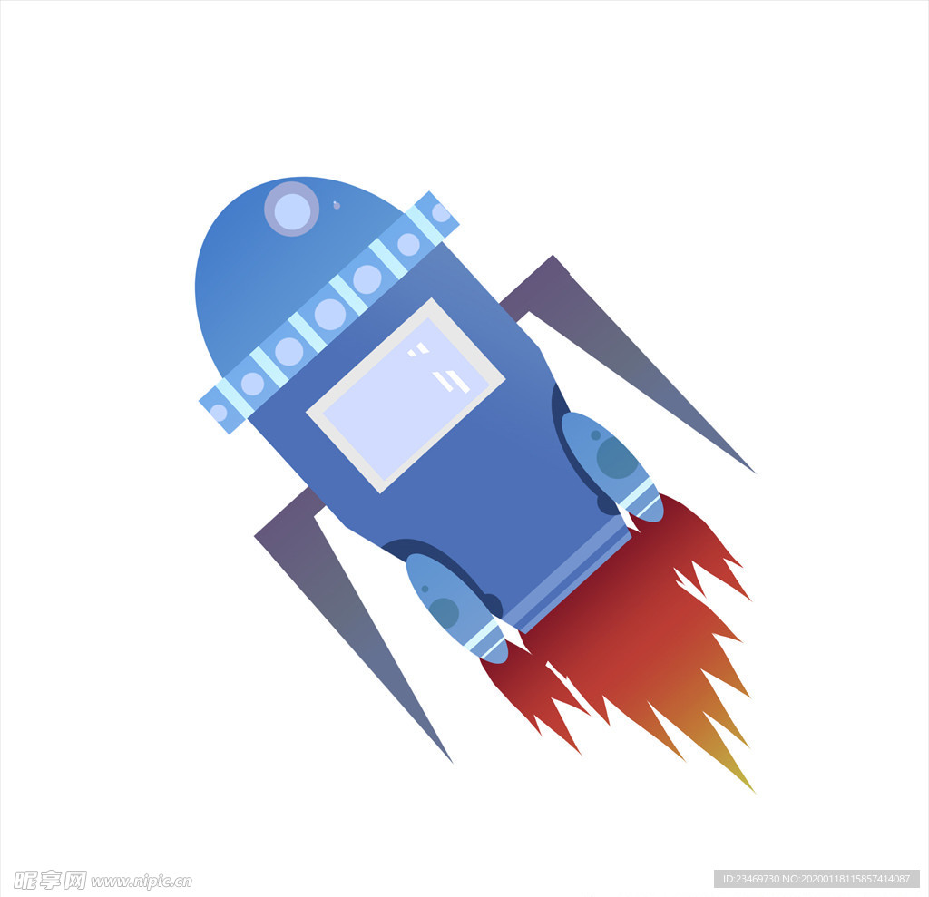 手绘火箭素材 火箭 火箭素材