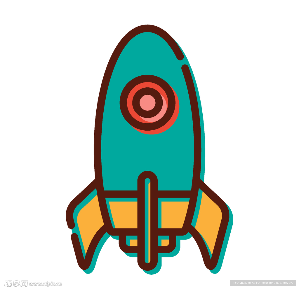 手绘火箭素材 火箭 火箭素材