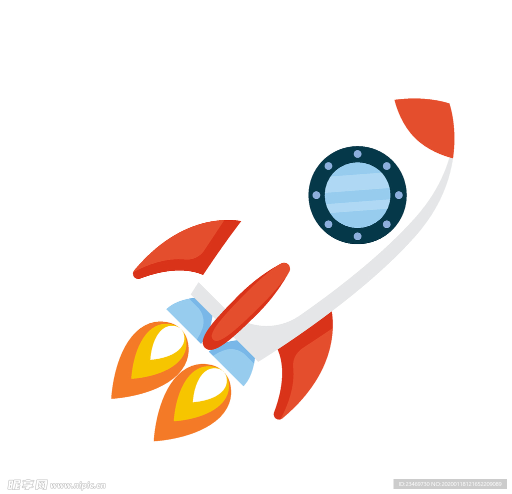 手绘火箭素材 火箭 火箭素材