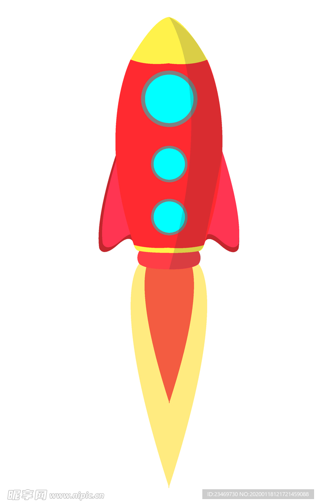 手绘火箭素材 火箭 火箭素材