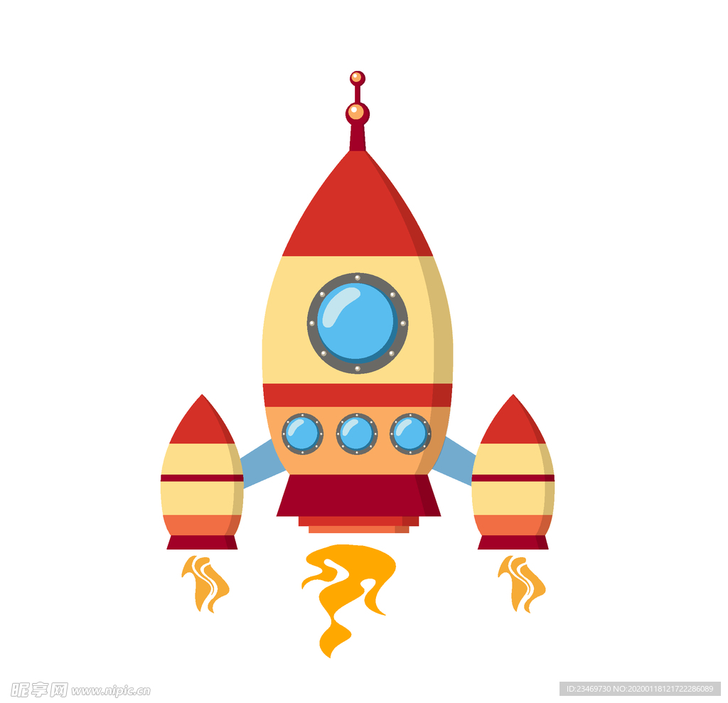 手绘火箭素材 火箭 火箭素材