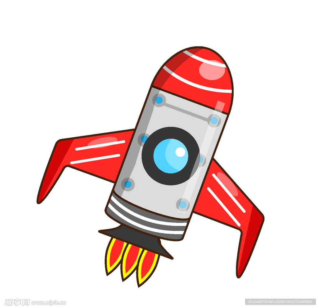 手绘火箭素材 火箭 火箭素材