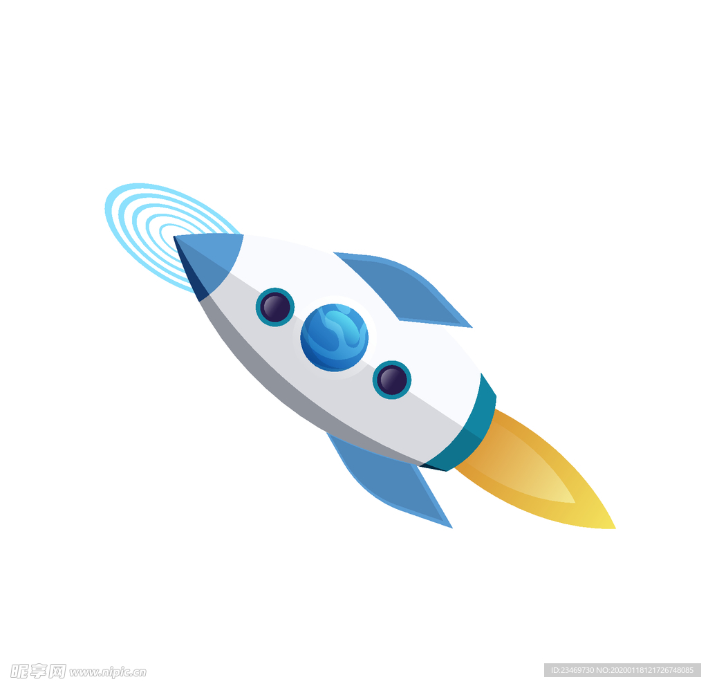 手绘火箭素材 火箭 火箭素材